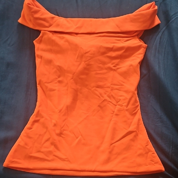 Aritzia Contour Bright Orange Top - Picture 4 of 4